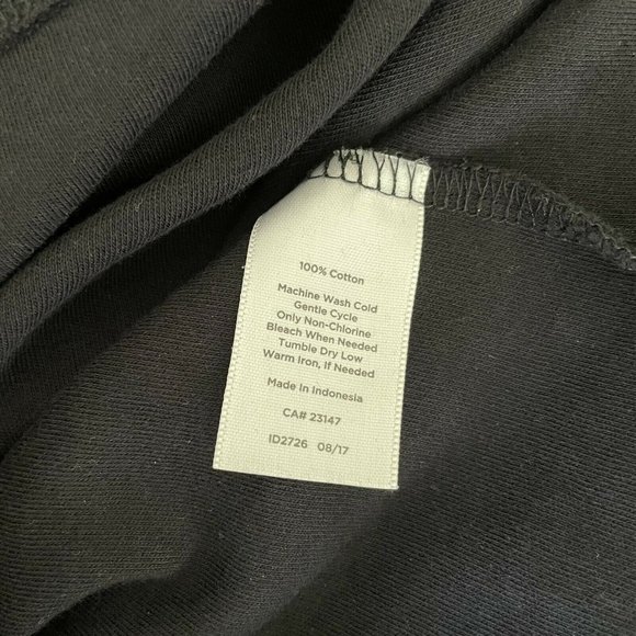 Talbots X Plus Women's Black Shift Dress Eyelet Ruffle Short Sleeve - Picture 7 of 7